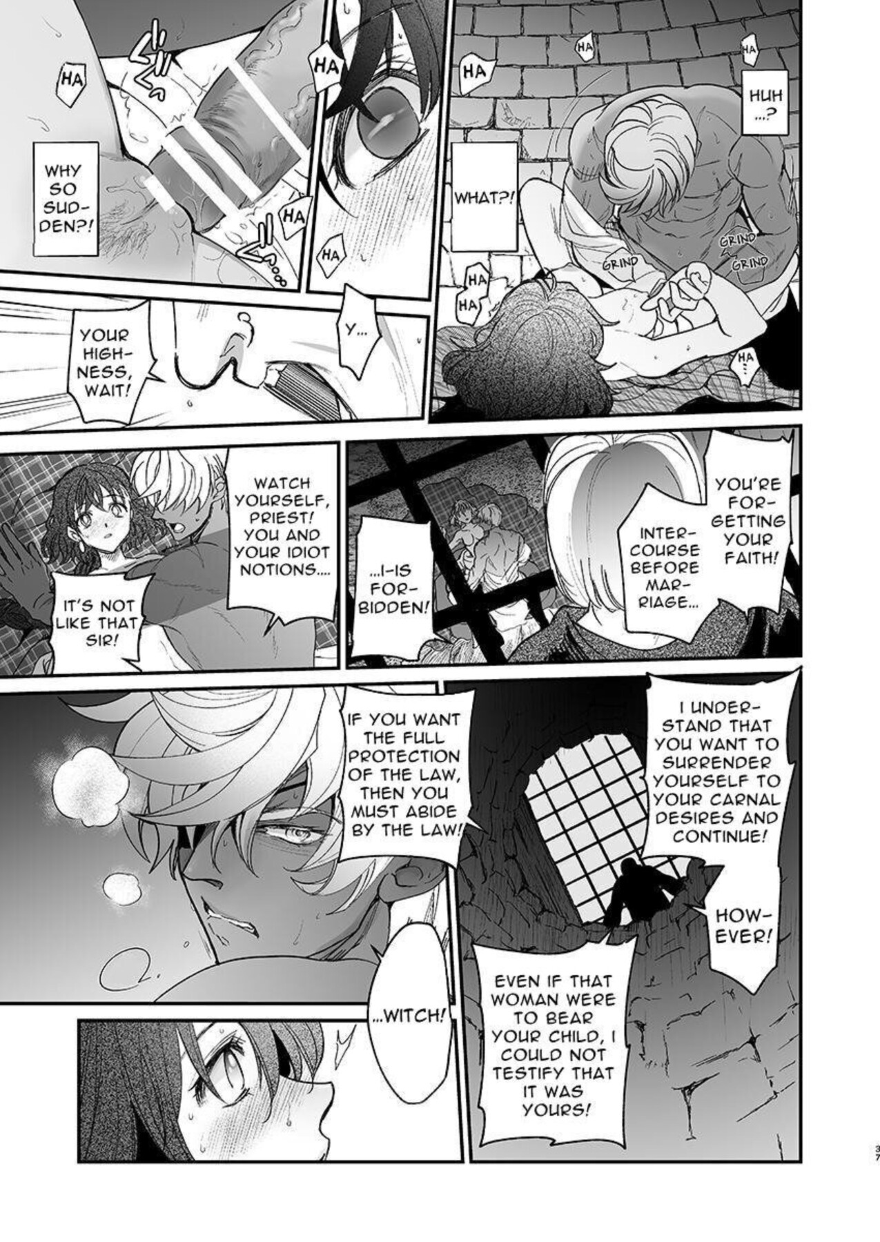 Hentai Manga Comic-The Condemned Wise Woman and The Loathsome Prince Who Adores Her・First Part-Read-34